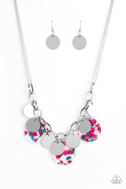 Confetti Confection - Pink Necklace - Paparazzi Accessories 