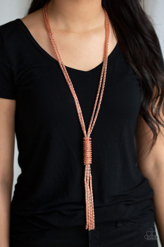 Boom Boom Knock You Out! Copper - Paparazzi Accessories - Paparazzi Accessories 