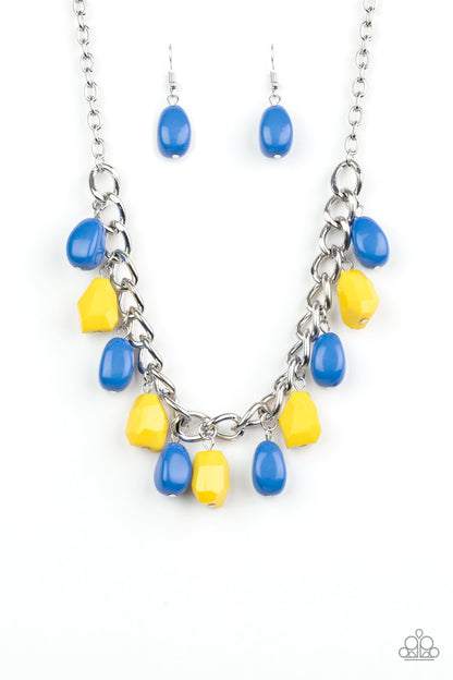 Take the COLOR Wheel! Gold & Blue - Paparazzi Accessories - Paparazzi Accessories 