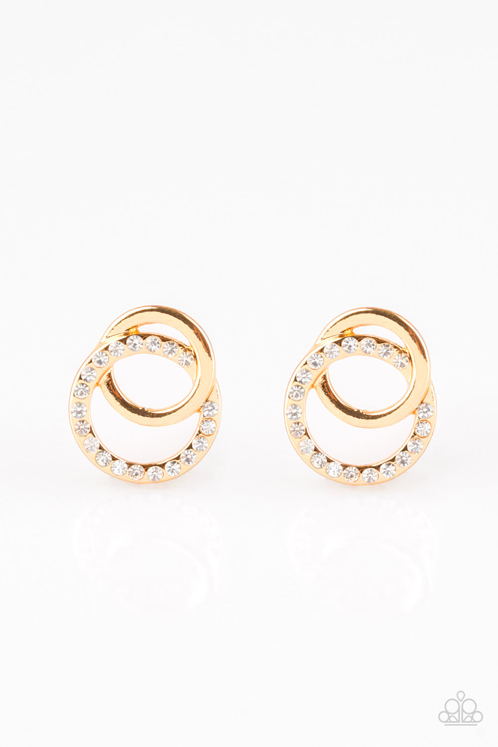In Great Measure Gold Post - Paparazzi Accessories 
