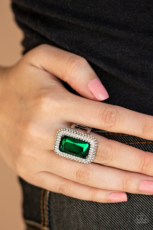 A Grand STATEMENT-MAKER - Green - Paparazzi Accessories 