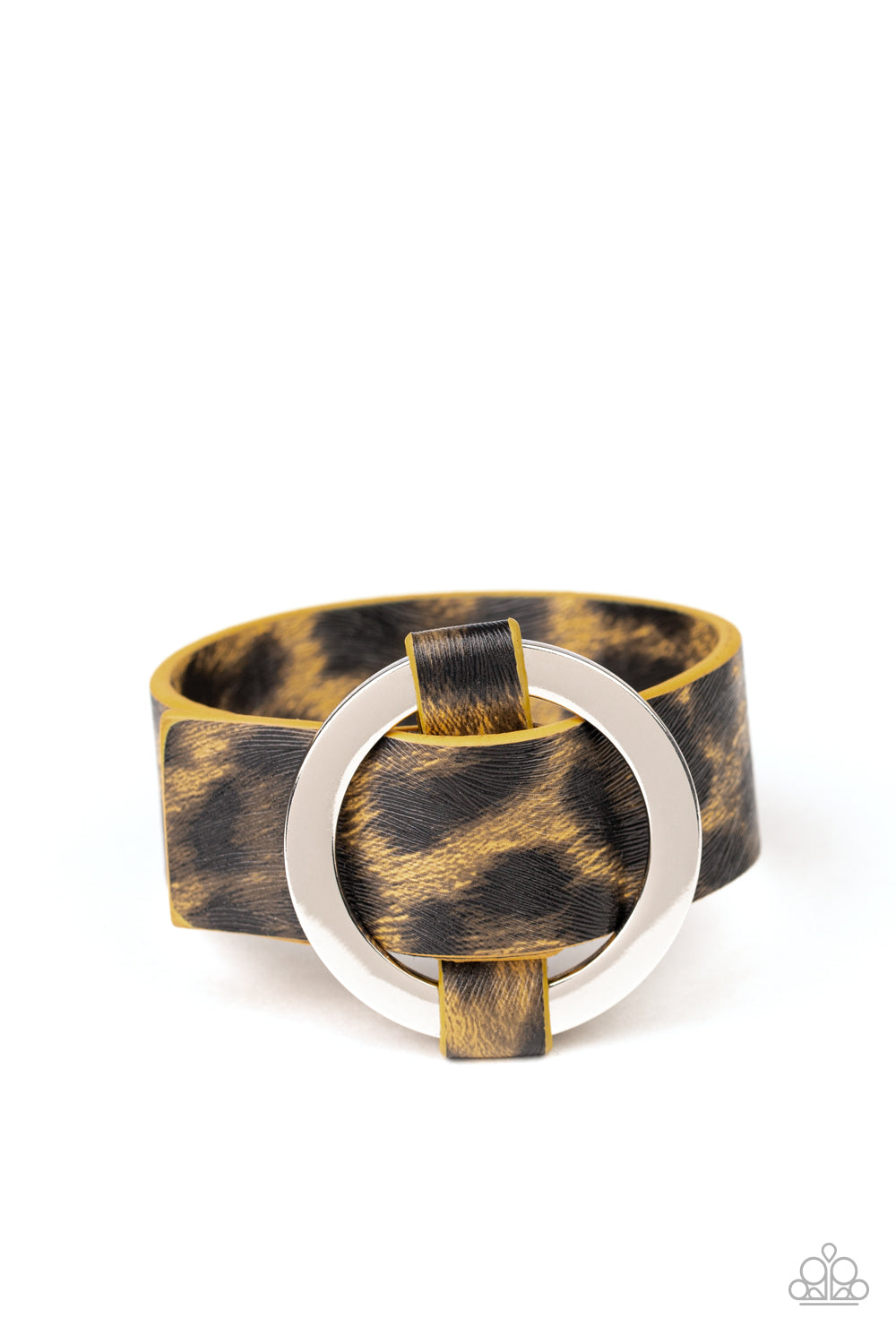 Jungle Cat Couture - Yellow Urban Bracelet - Paparazzi Accessories - Paparazzi Accessories 