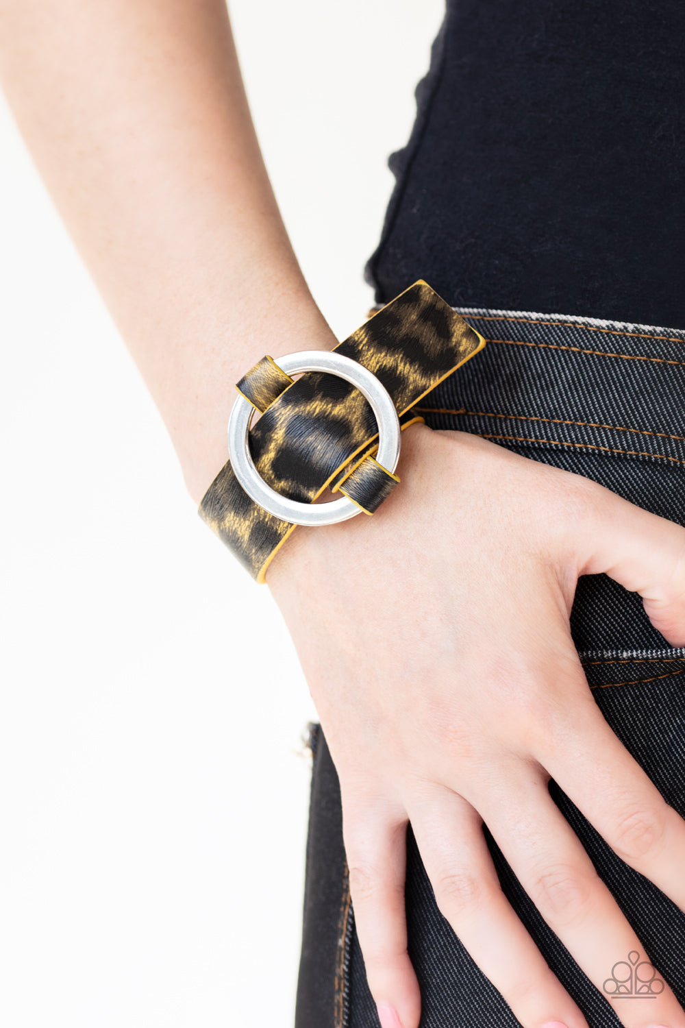 Jungle Cat Couture - Yellow Urban Bracelet - Paparazzi Accessories - Paparazzi Accessories 