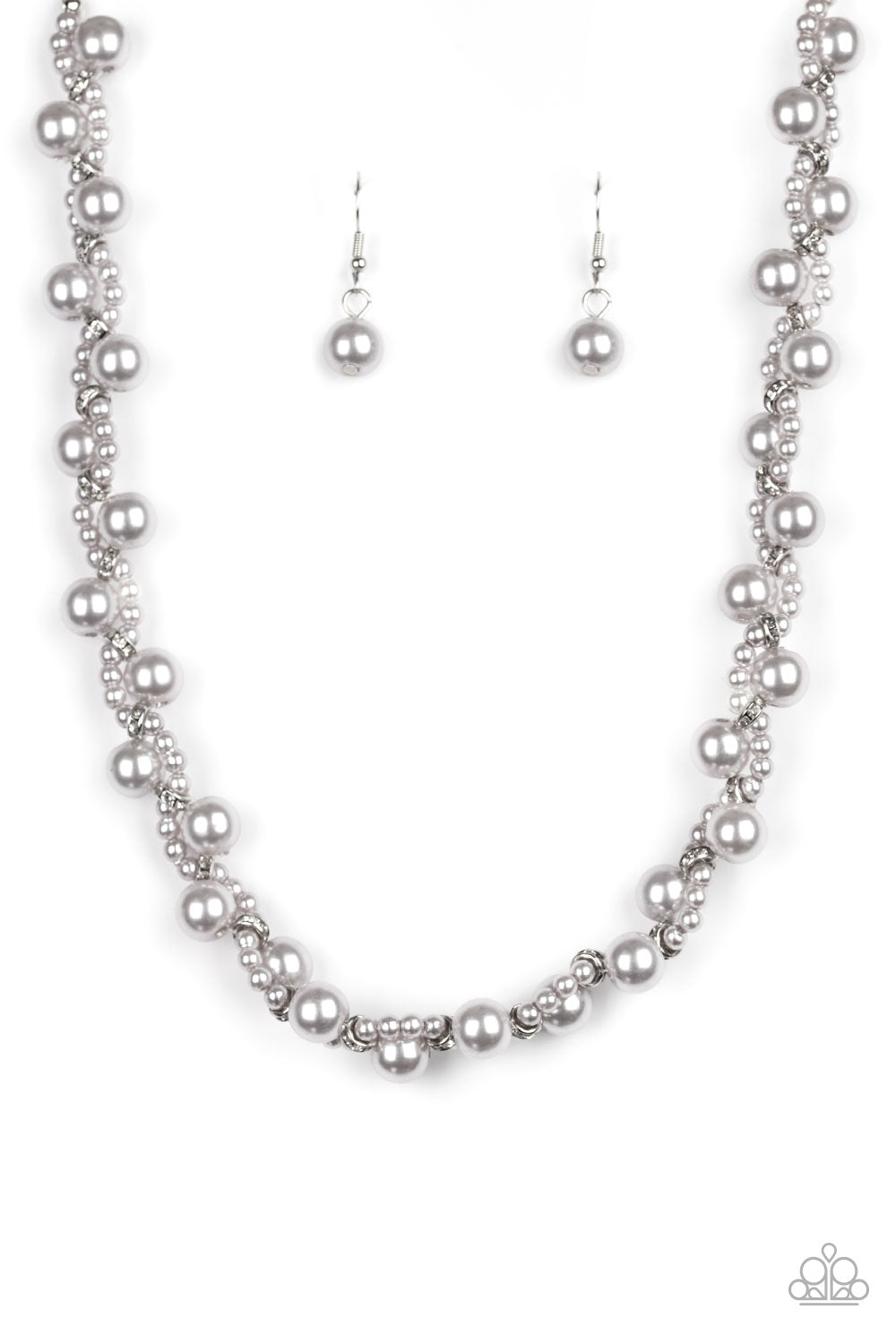 Uptown Opulence - Silver - Paparazzi Accessories 