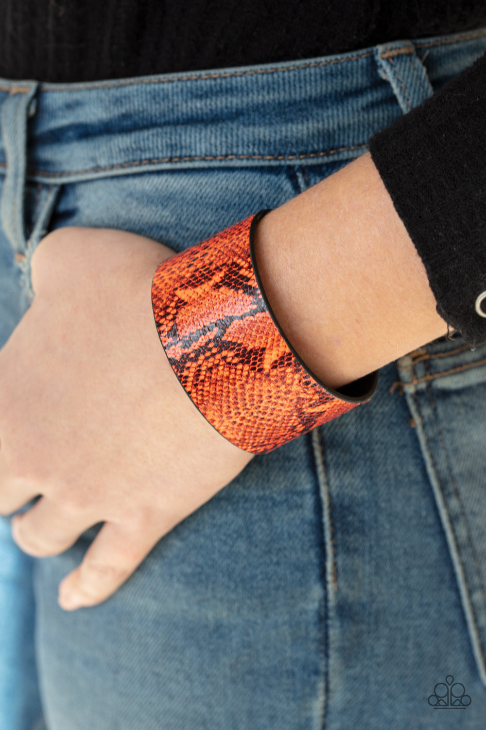 Its a Jungle Out There - Orange Bracelet - Paparazzi Accessories - Paparazzi Accessories 