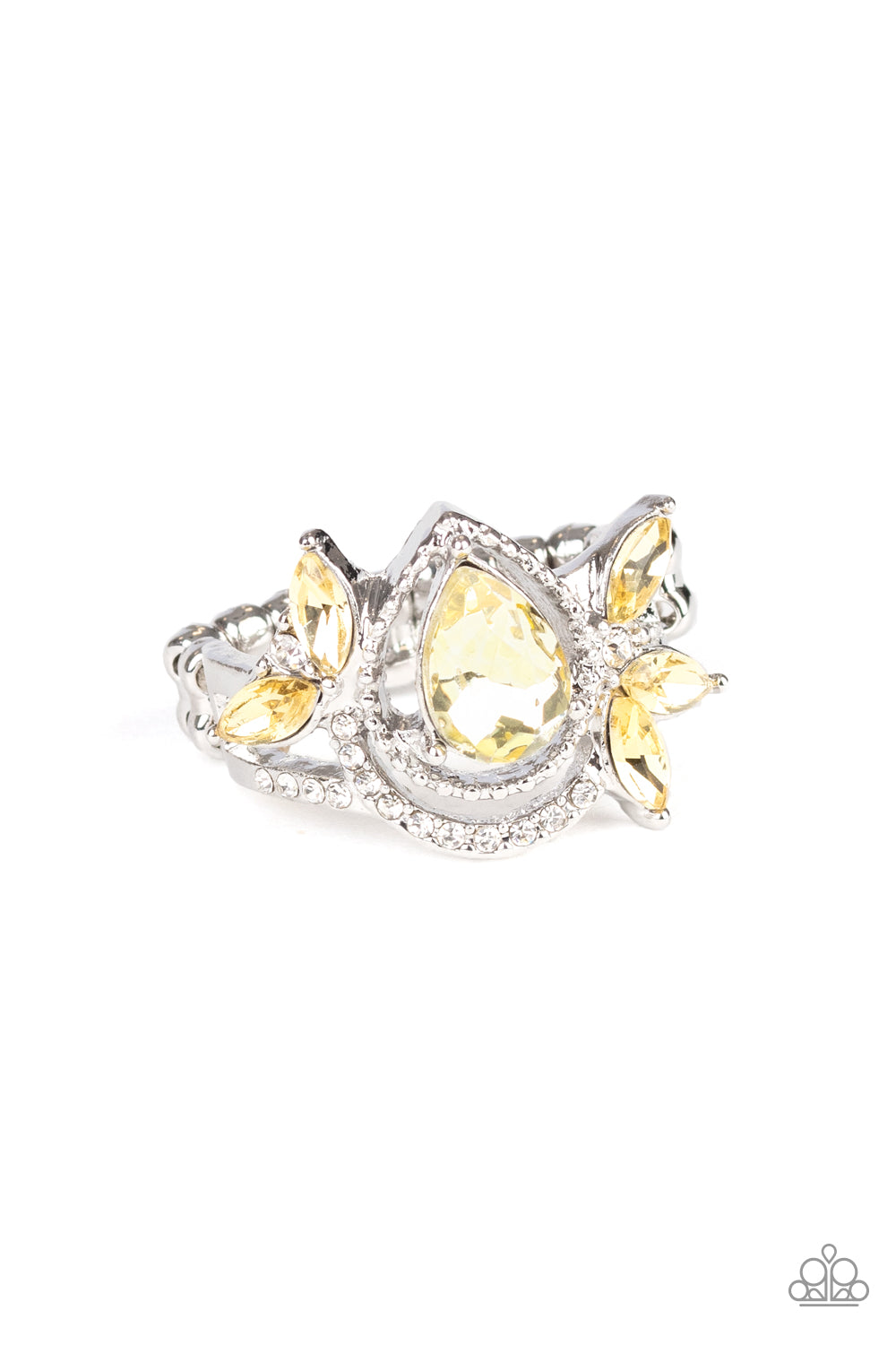 Eden Elegance - Yellow - Paparazzi Accessories 