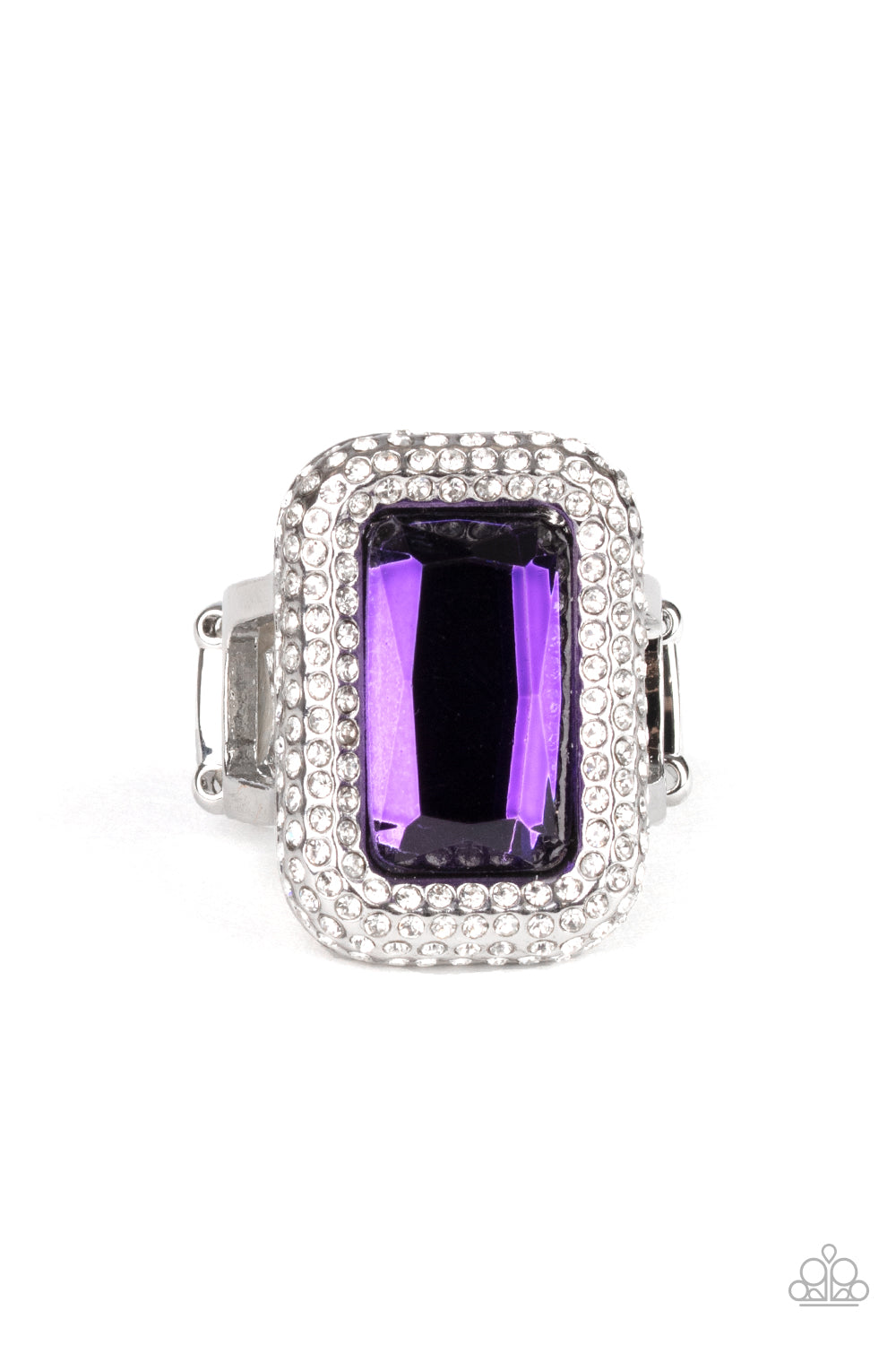 A Grand STATEMENT-MAKER - Purple Ring - Paparazzi Accessories - Paparazzi Accessories 