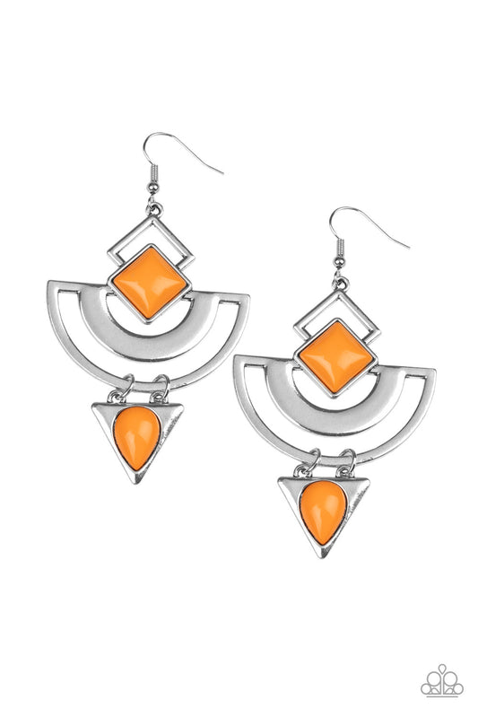 Geo Gypsy - Orange - Paparazzi Accessories 