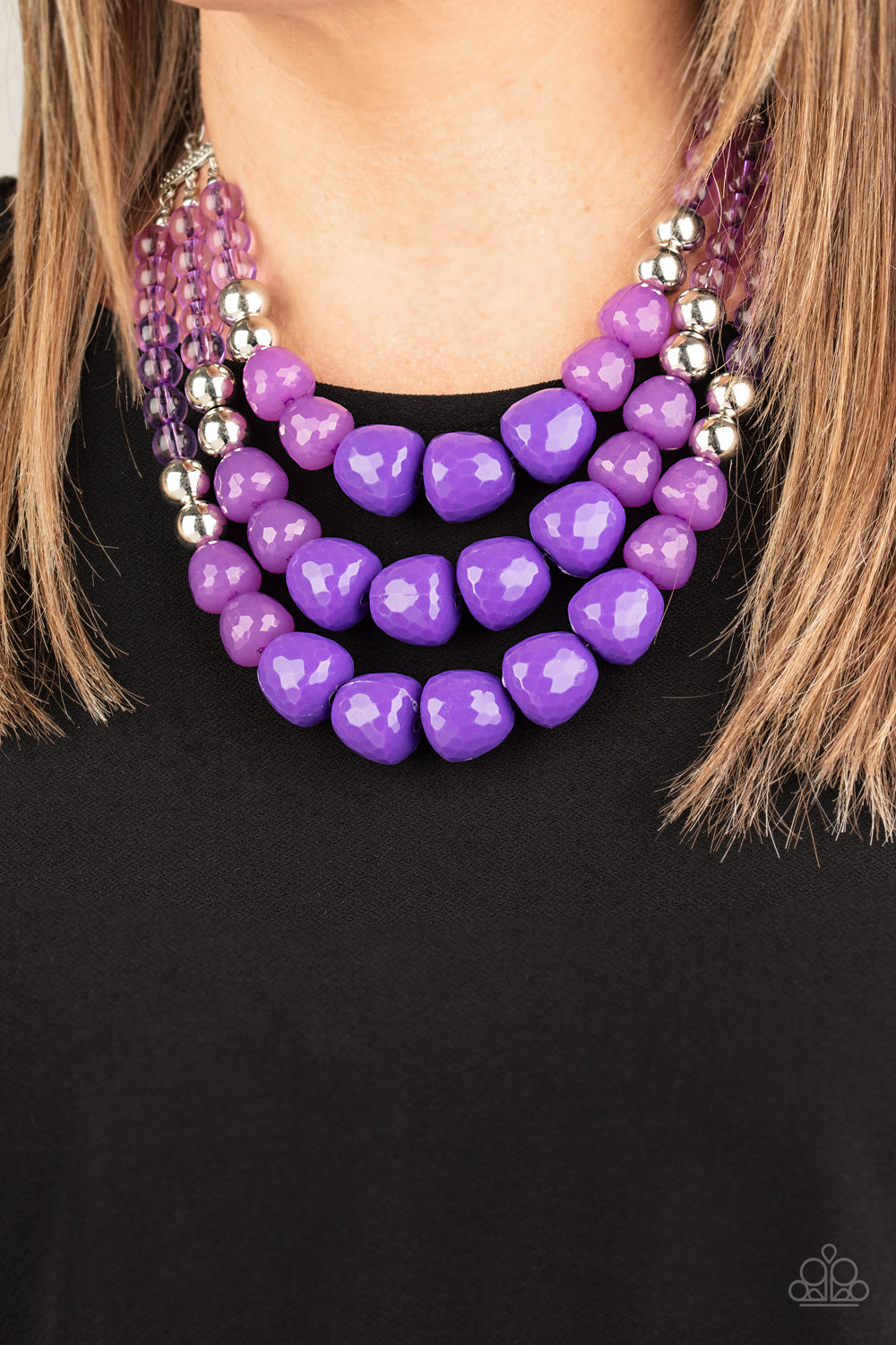 Forbidden Fruit - Purple Necklace- Paparazzi Accessories - Paparazzi Accessories 