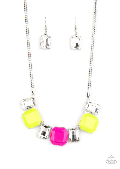 Royal Crest - Yellow Necklace - Paparazzi Accessories - Paparazzi Accessories 