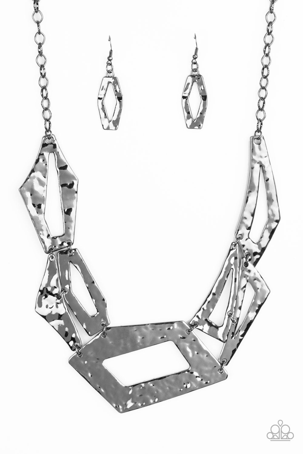 Break The Mold - Black Necklace - Paparazzi Accessories - Paparazzi Accessories 