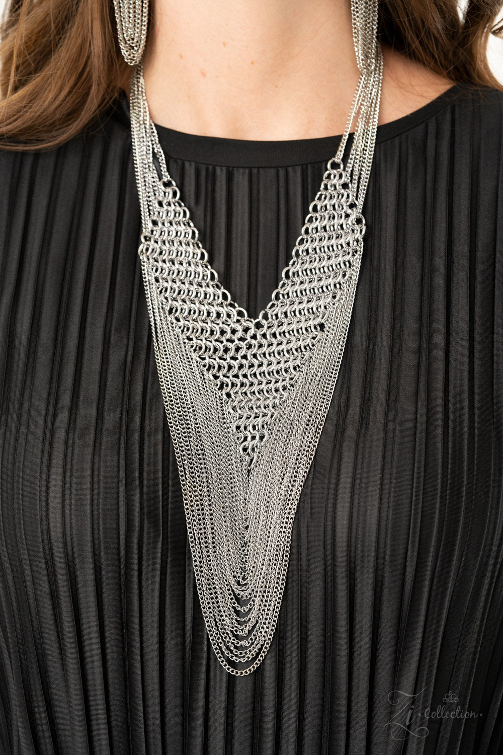 Defiant Silver Chain Necklace - 2020 Zi Collection - Paparazzi Accessories - Paparazzi Accessories 