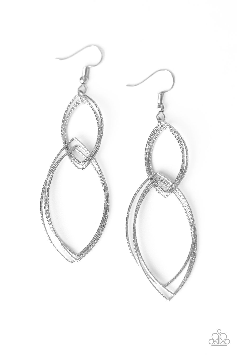Endless Echo - Silver Earrings - Paparazzi Accessories 