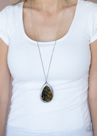 Retrograde Radiance - Multi Necklace - Paparazzi Accessories - Paparazzi Accessories 