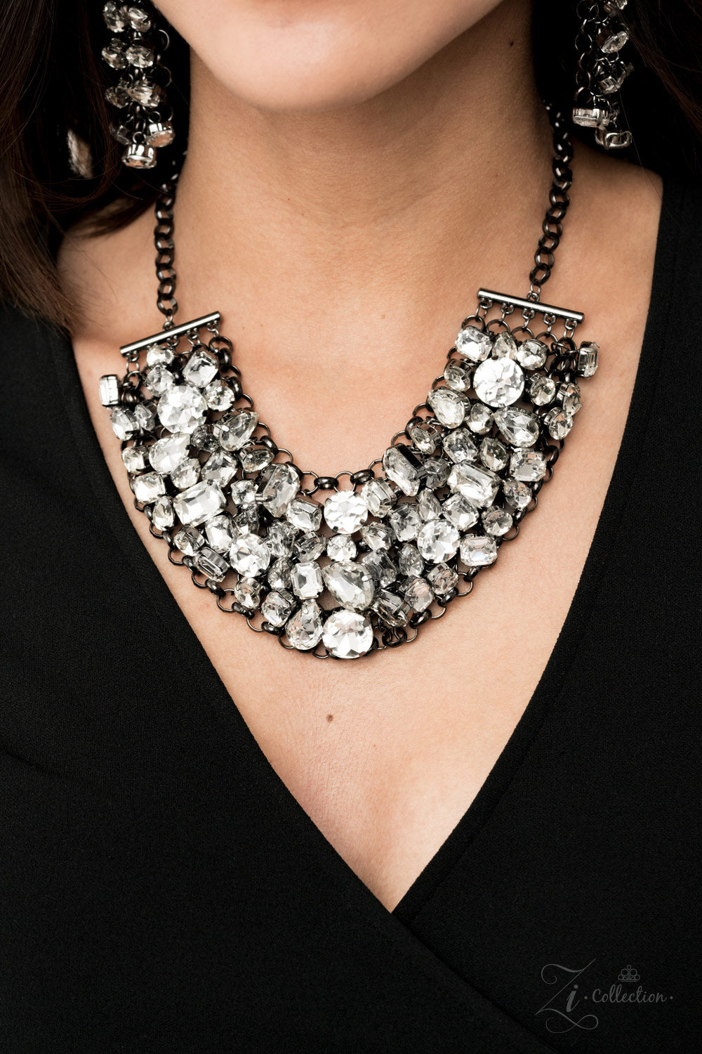 Ambitious Zi Collection - Rhinestone Necklace - Paparazzi Accessories 