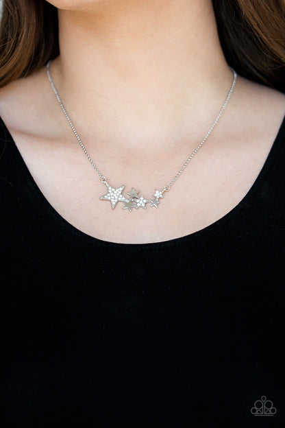 Rising Starlet - White - Paparazzi Accessories 