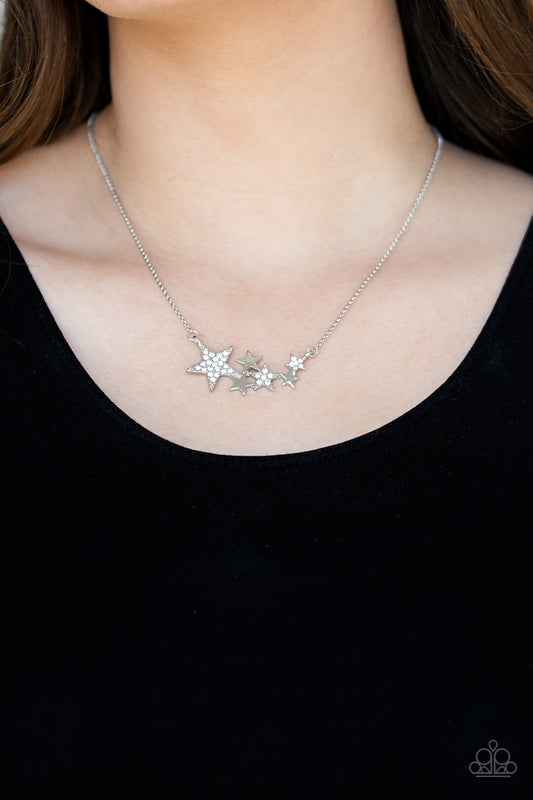 Rising Starlet - White - Paparazzi Accessories 