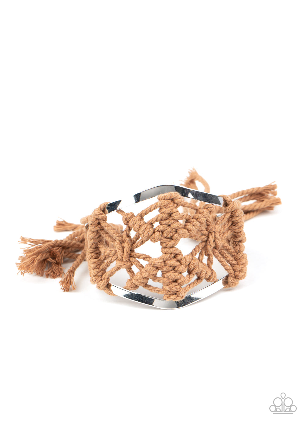 Macrame Mode - Brown - - Paparazzi Accessories - Paparazzi Accessories 