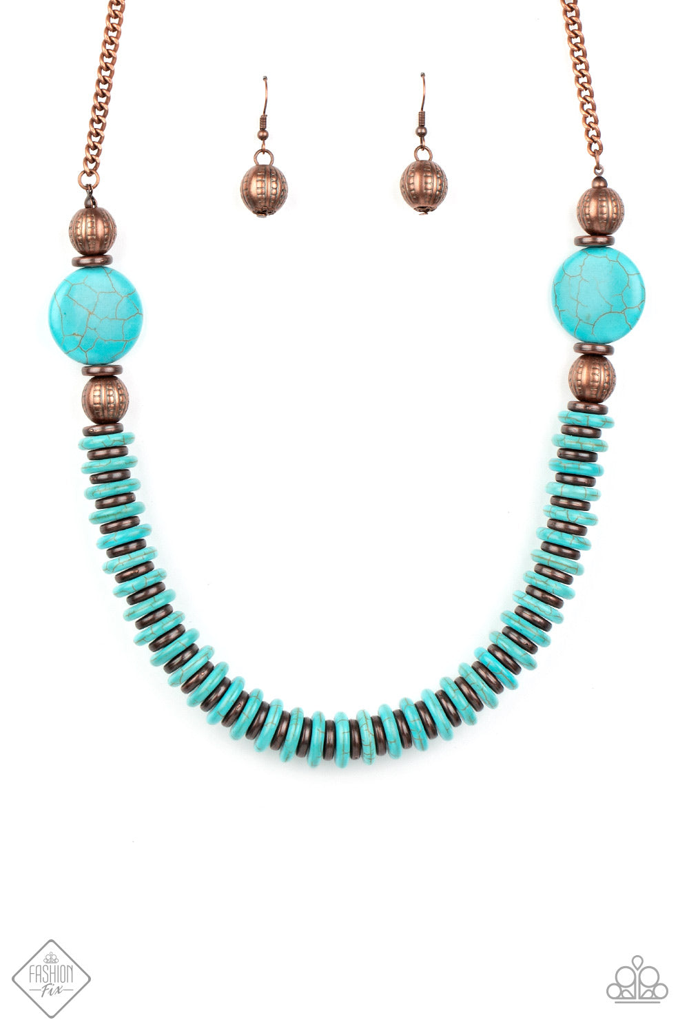 Desert Revival - Copper Necklace - Paparazzi Accessories 