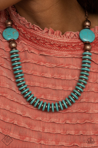Desert Revival - Copper Necklace - Paparazzi Accessories 
