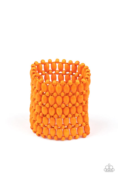Way Down In Kokomo - Orange - Paparazzi Accessories - Paparazzi Accessories 