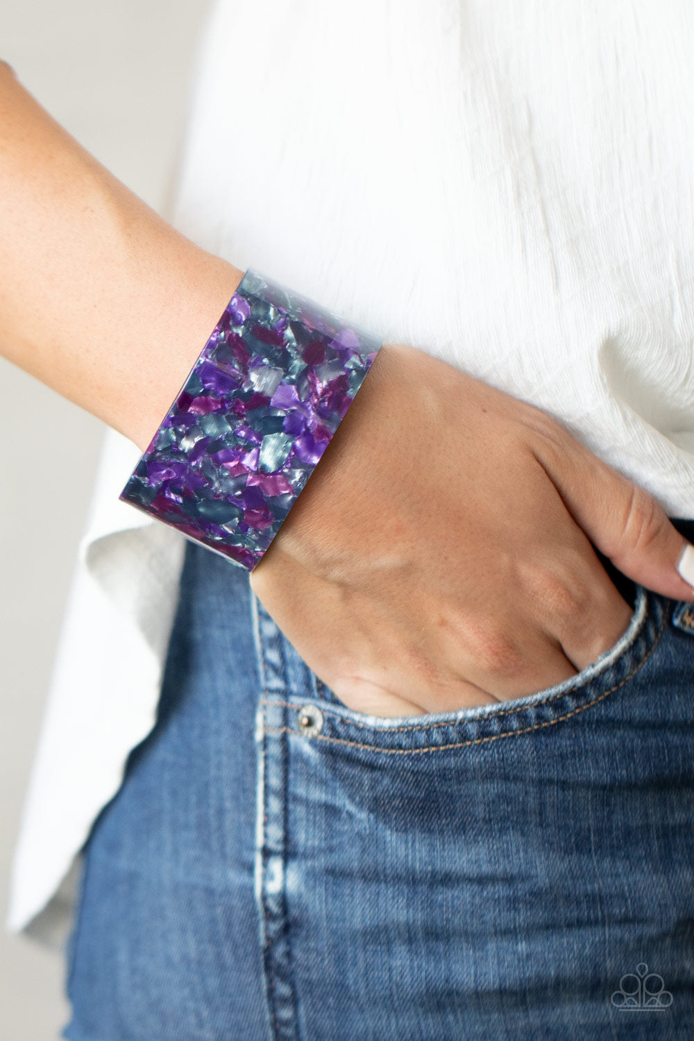 Freestyle Fashion - Purple Bracelet - Paparazzi Accessories - Paparazzi Accessories 