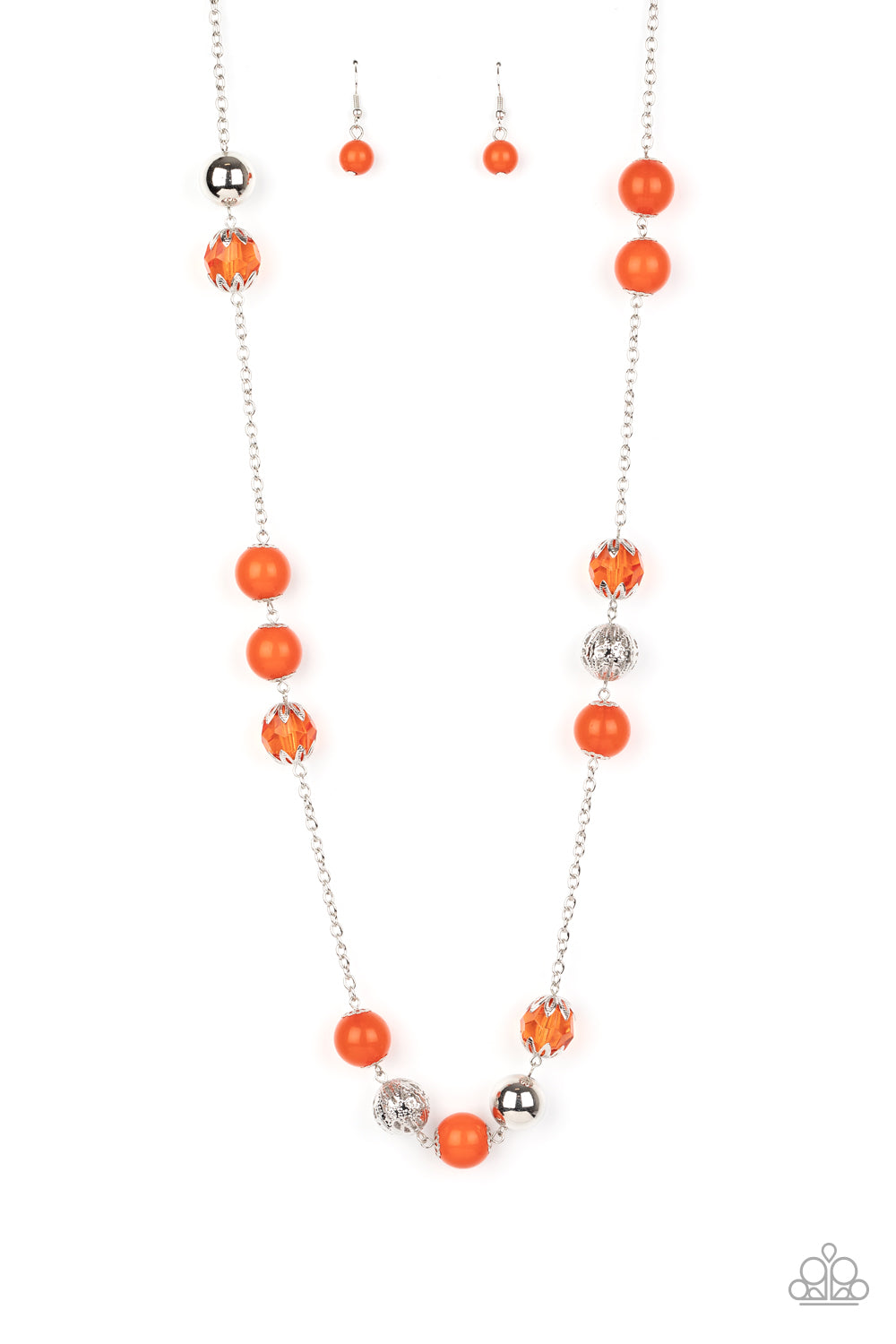 Fruity Fashion - Orange Necklace - Paparazzi Accessories - Paparazzi Accessories 