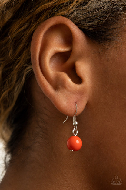 Fruity Fashion - Orange Necklace - Paparazzi Accessories - Paparazzi Accessories 