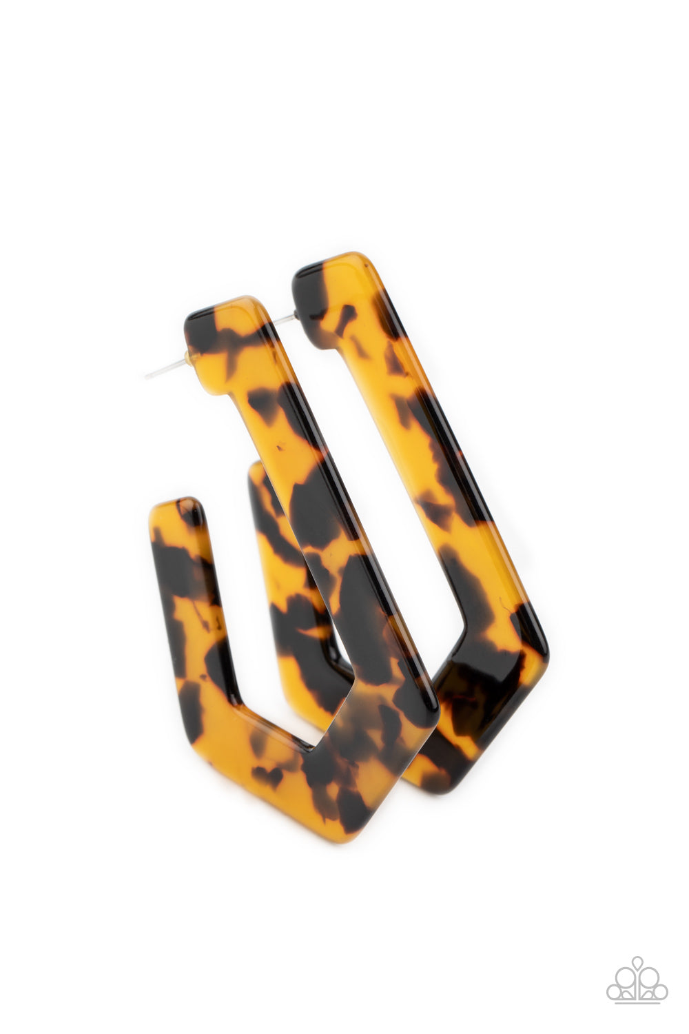 Flat Out Fearless - Multi Earrings - Paparazzi Accessories 