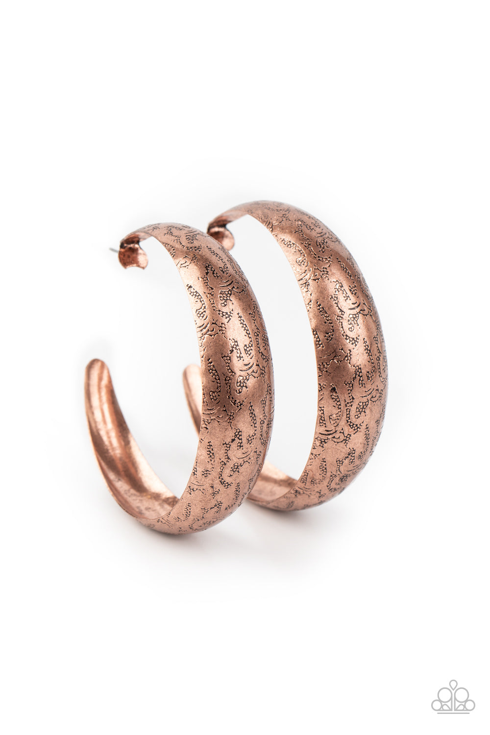 Sahara Sandstorm - Copper Earrings -  Paparazzi Accessories - Paparazzi Accessories 