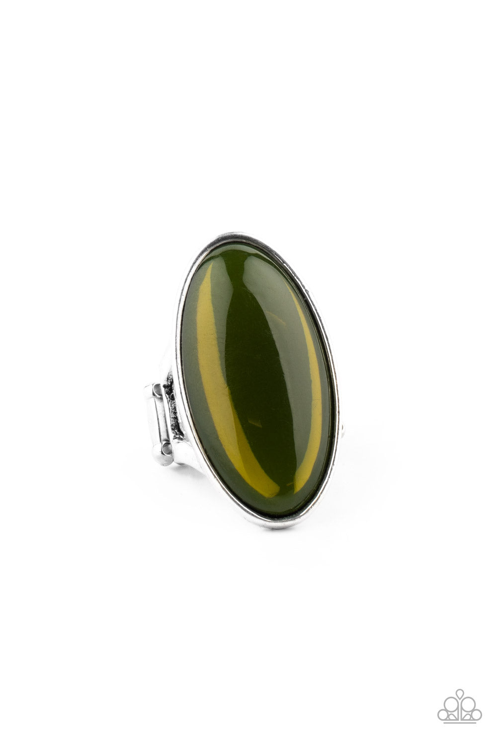 Mystic Moon - Green Ring - Paparazzi Accessories - Paparazzi Accessories 