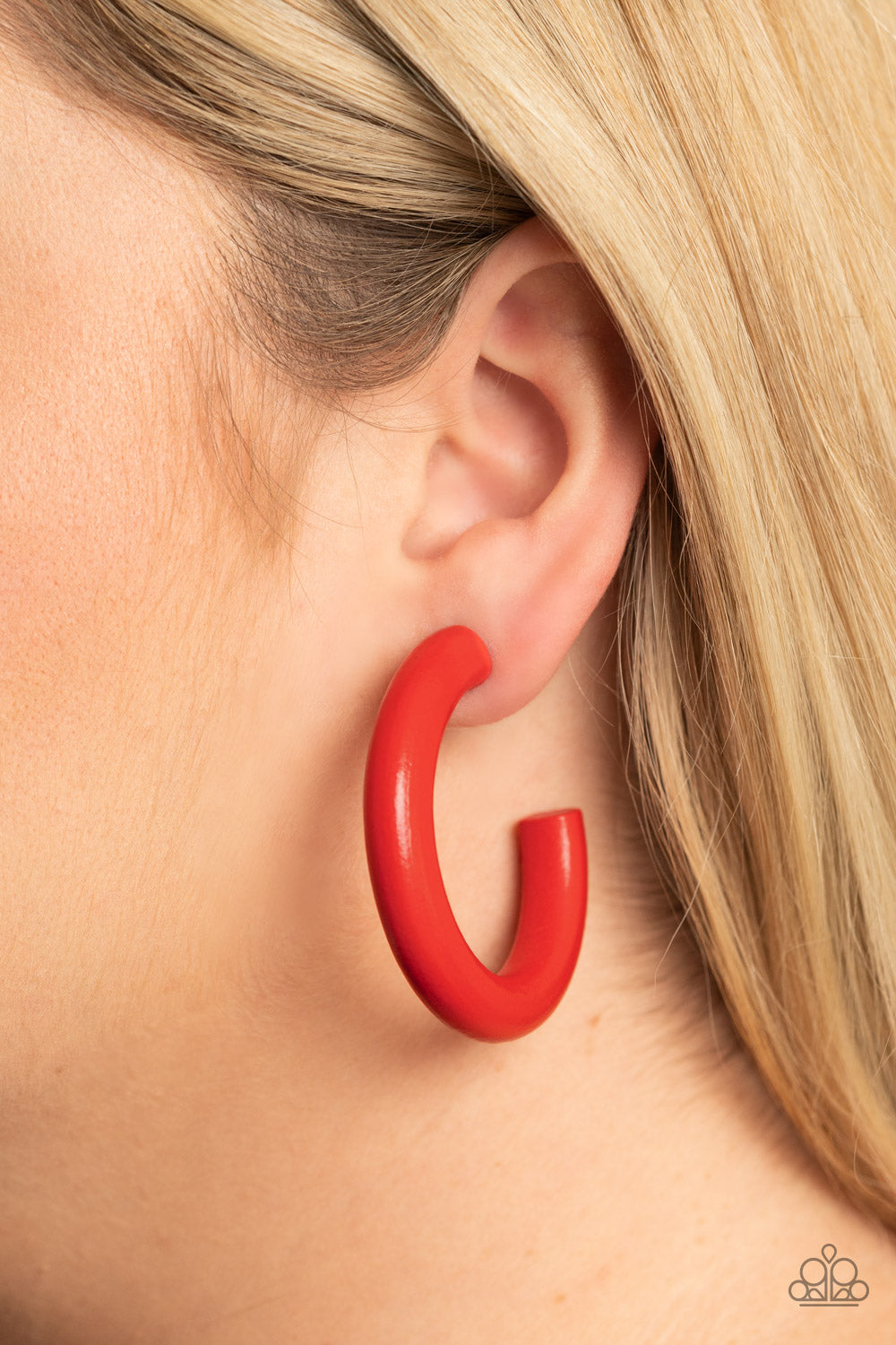 Woodsy Wonder - Red Earrings - Paparazzi Accessories - Paparazzi Accessories 