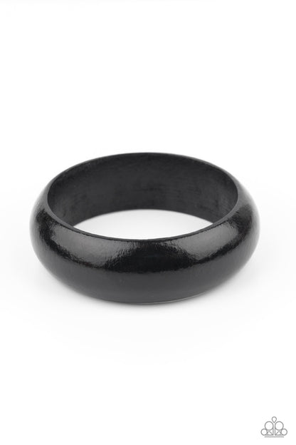 Whimsically Woodsy - Black Bracelet - Paparazzi Accessories - Paparazzi Accessories 