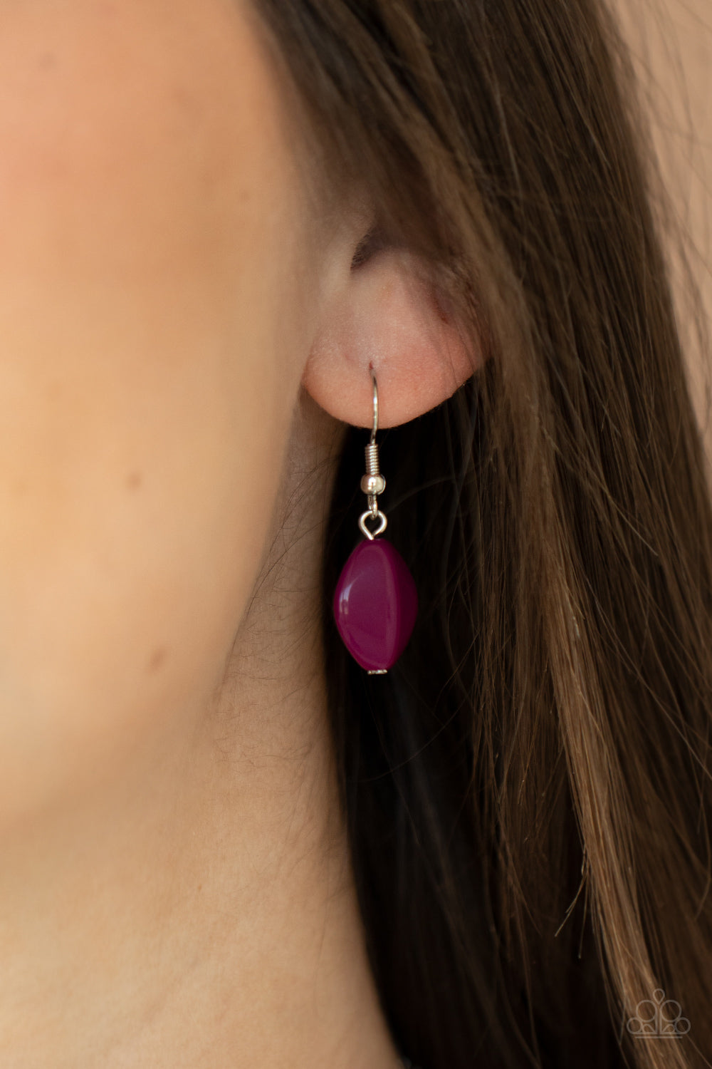 Two-Story Stunner - Purple Necklace - Paparazzi Accessories - Paparazzi Accessories 