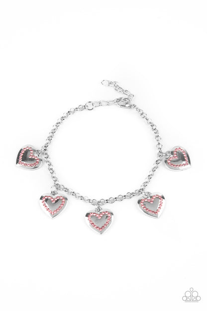 Matchmaker, Matchmaker - Pink Bracelet - Paparazzi Accessories - Paparazzi Accessories 