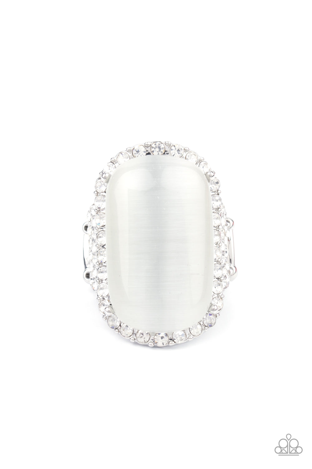 Thank Your LUXE-y Stars - White Ring- Paparazzi Accessories - Paparazzi Accessories 