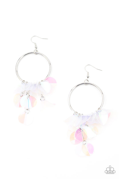 Holographic Hype - Multi Earrings - Paparazzi Accessories - Paparazzi Accessories 