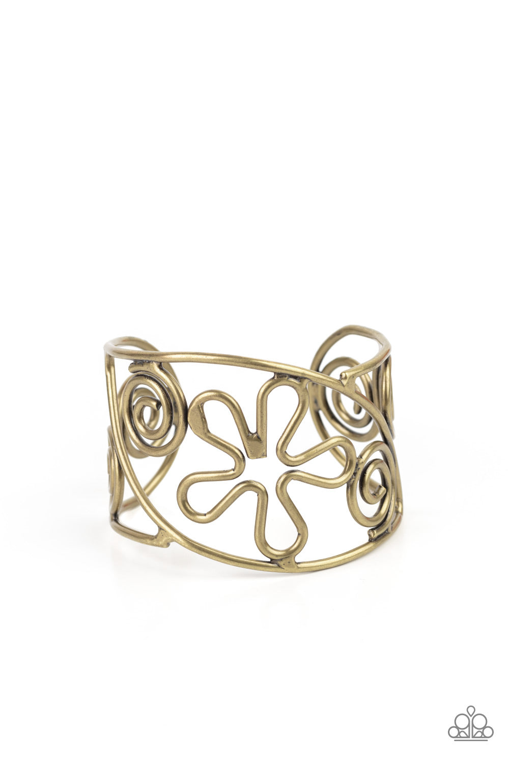 Groovy Sensations - Brass Bracelet - Paparazzi Accessories - Paparazzi Accessories 