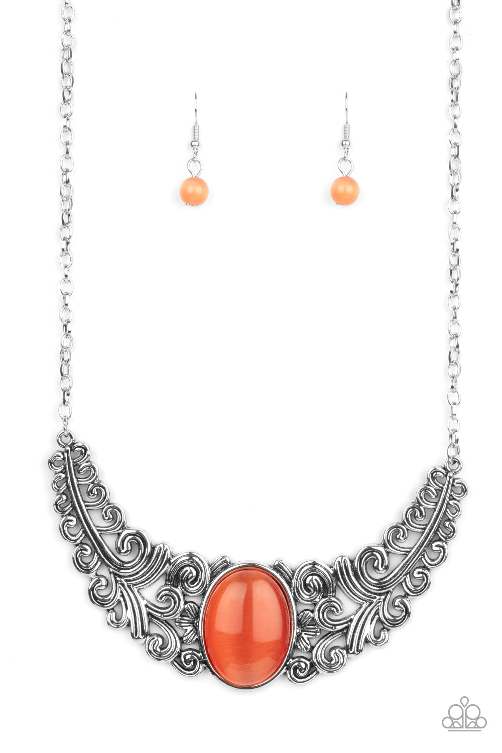 Celestial Eden - Orange - Paparazzi Accessories 