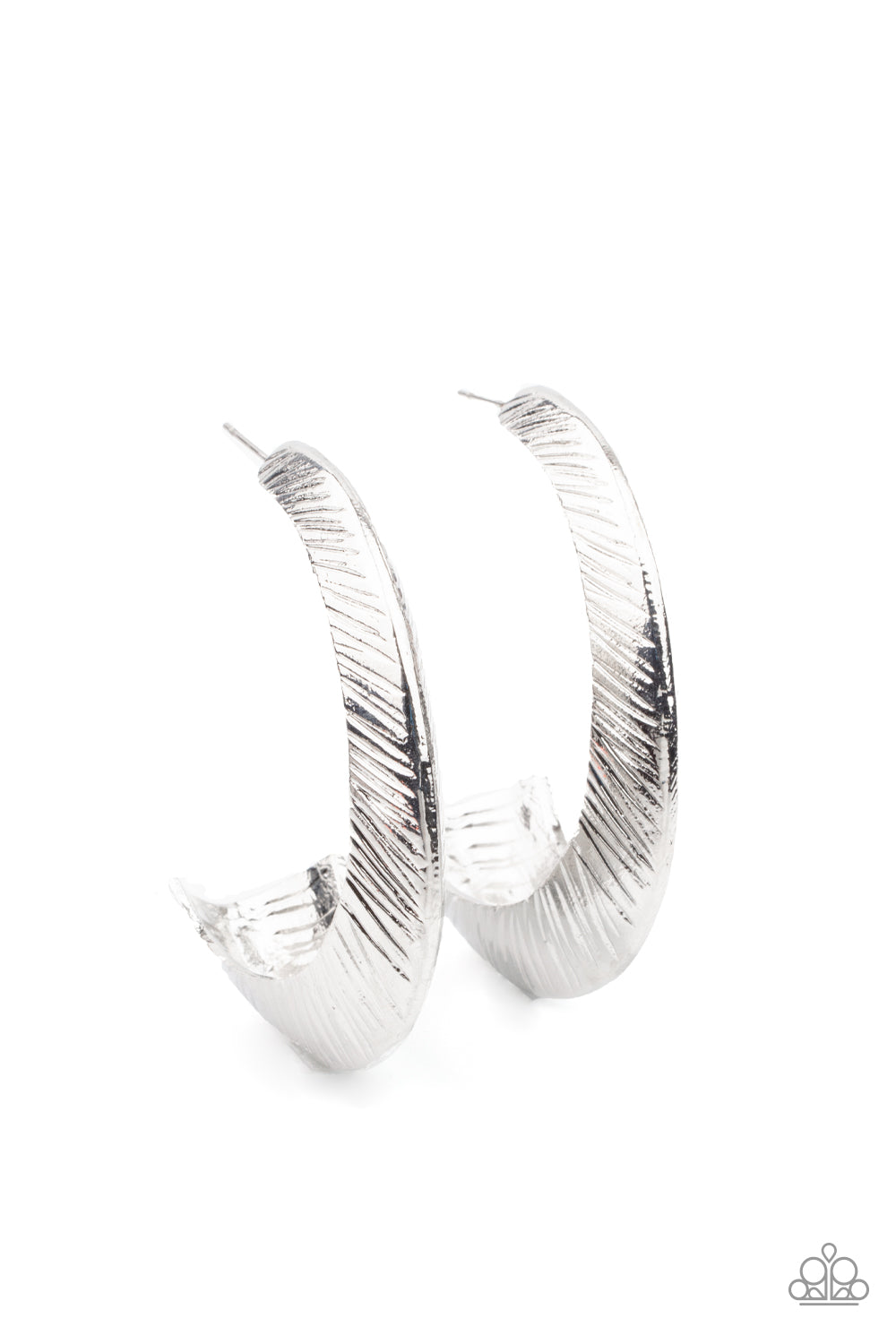 I Double FLARE You - Silver  - Paparazzi Accessories - Paparazzi Accessories 