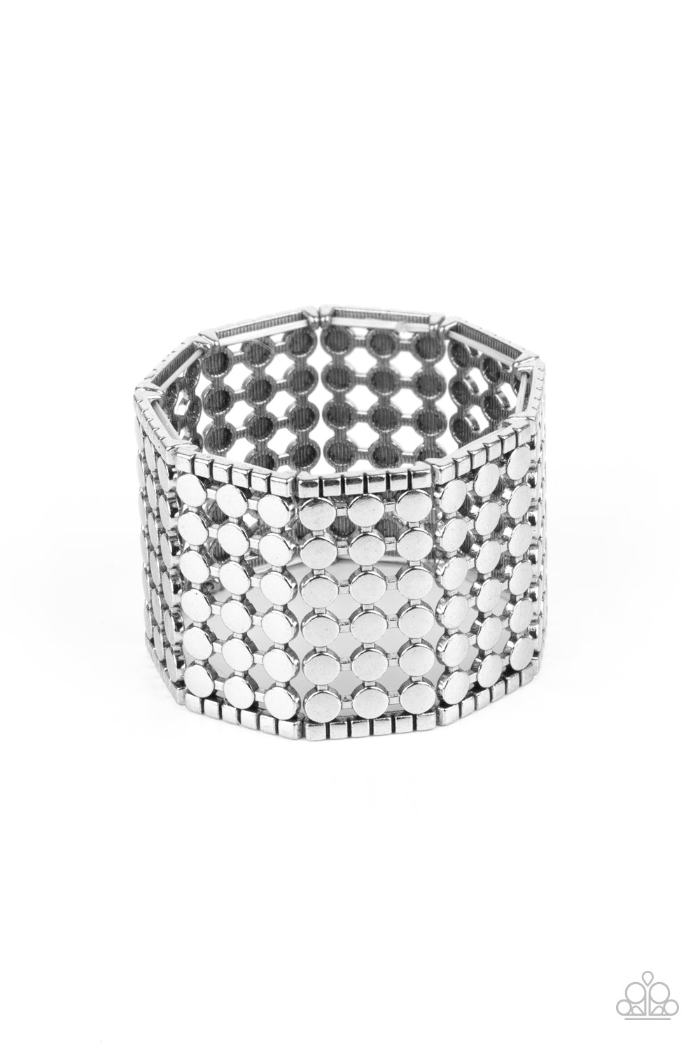 Cool and CONNECTED - Silver- Paparazzi Accessories - Paparazzi Accessories 