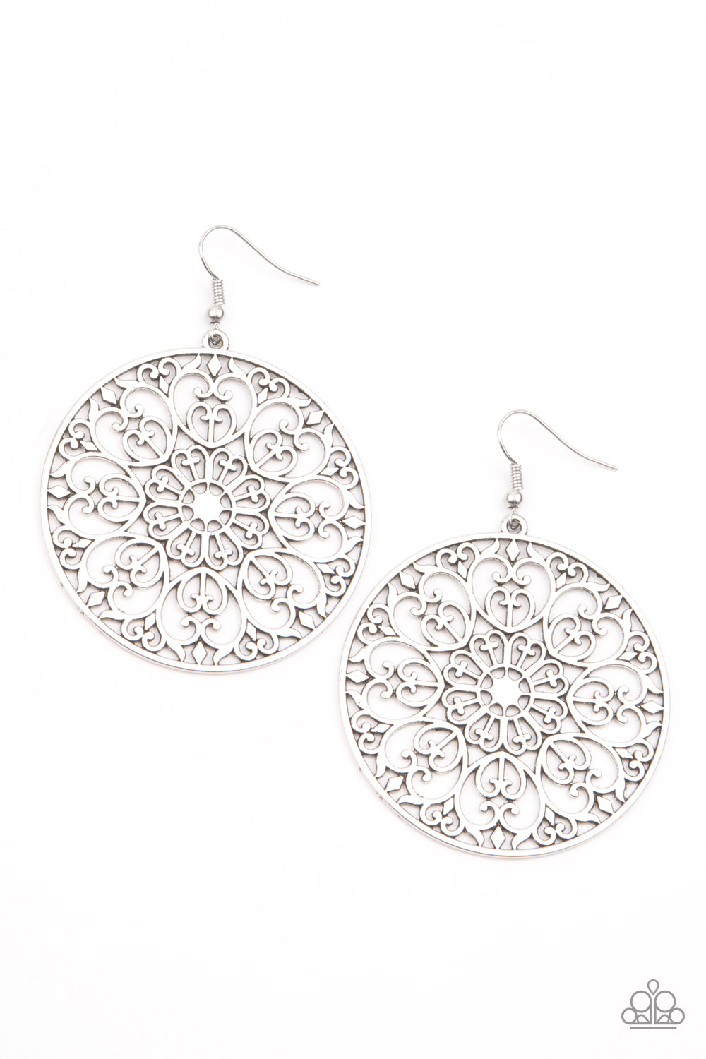 Make A MANDALA Out Of You - Silver  - Paparazzi Accessories - Paparazzi Accessories 