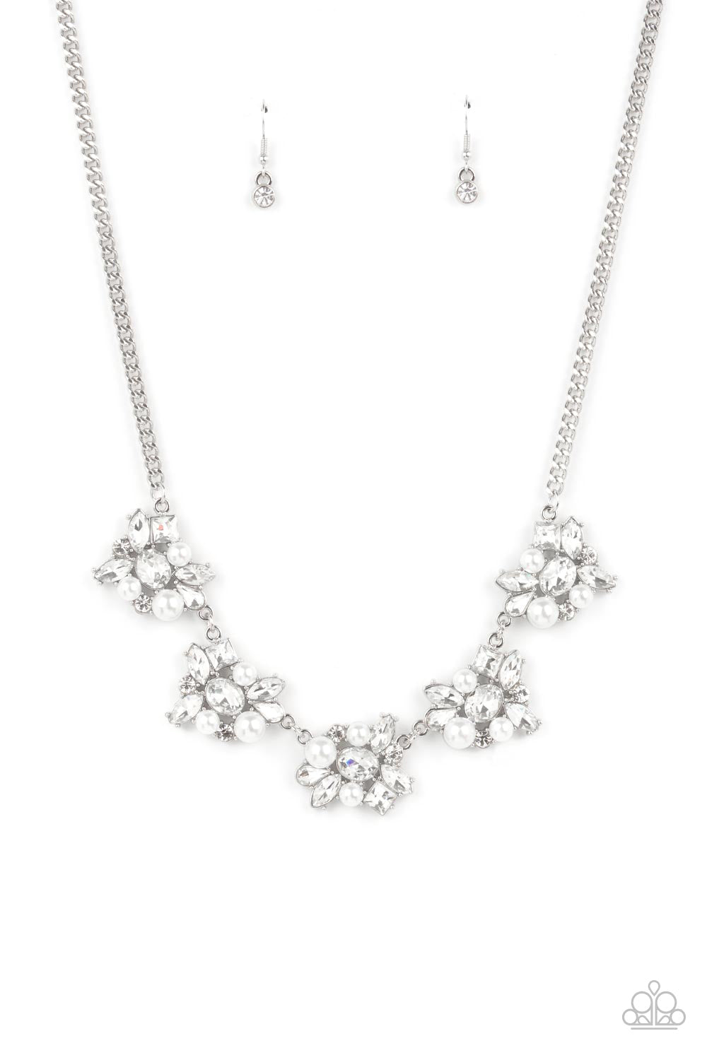 HEIRESS of Them All - White- Paparazzi Accessories - Paparazzi Accessories 