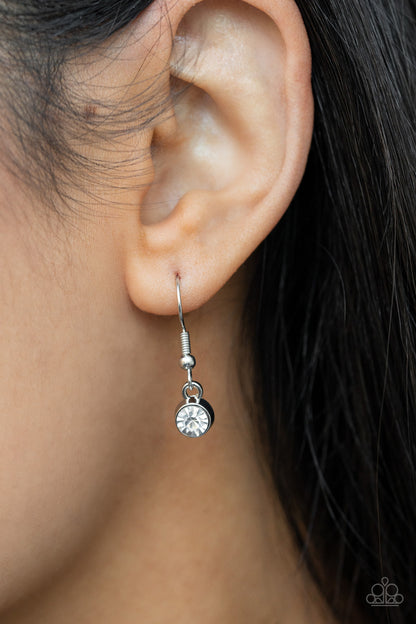 Long Live Sparkle - White- Paparazzi Accessories - Paparazzi Accessories 