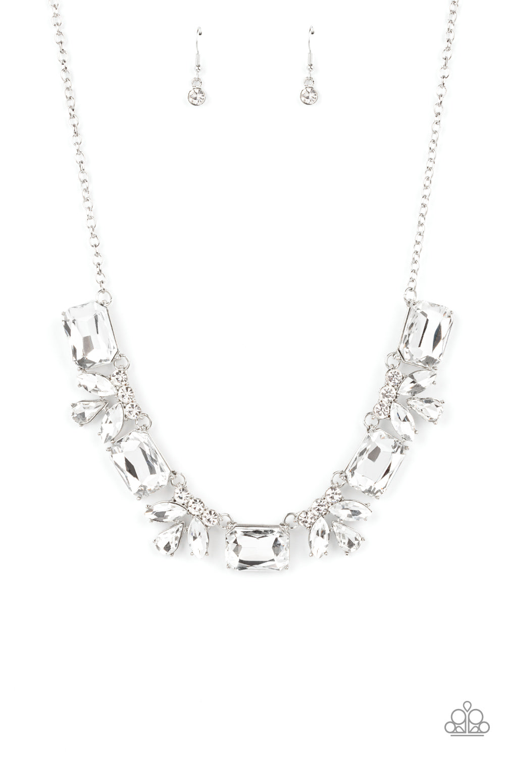 Long Live Sparkle - White- Paparazzi Accessories - Paparazzi Accessories 