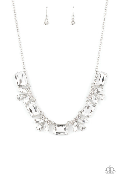 Long Live Sparkle - White- Paparazzi Accessories - Paparazzi Accessories 
