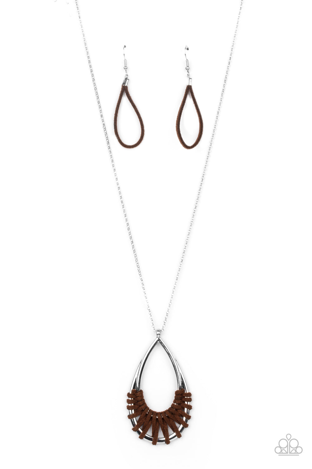 Homespun Artifact - Brown Necklace - Paparazzi Accessories - Paparazzi Accessories 