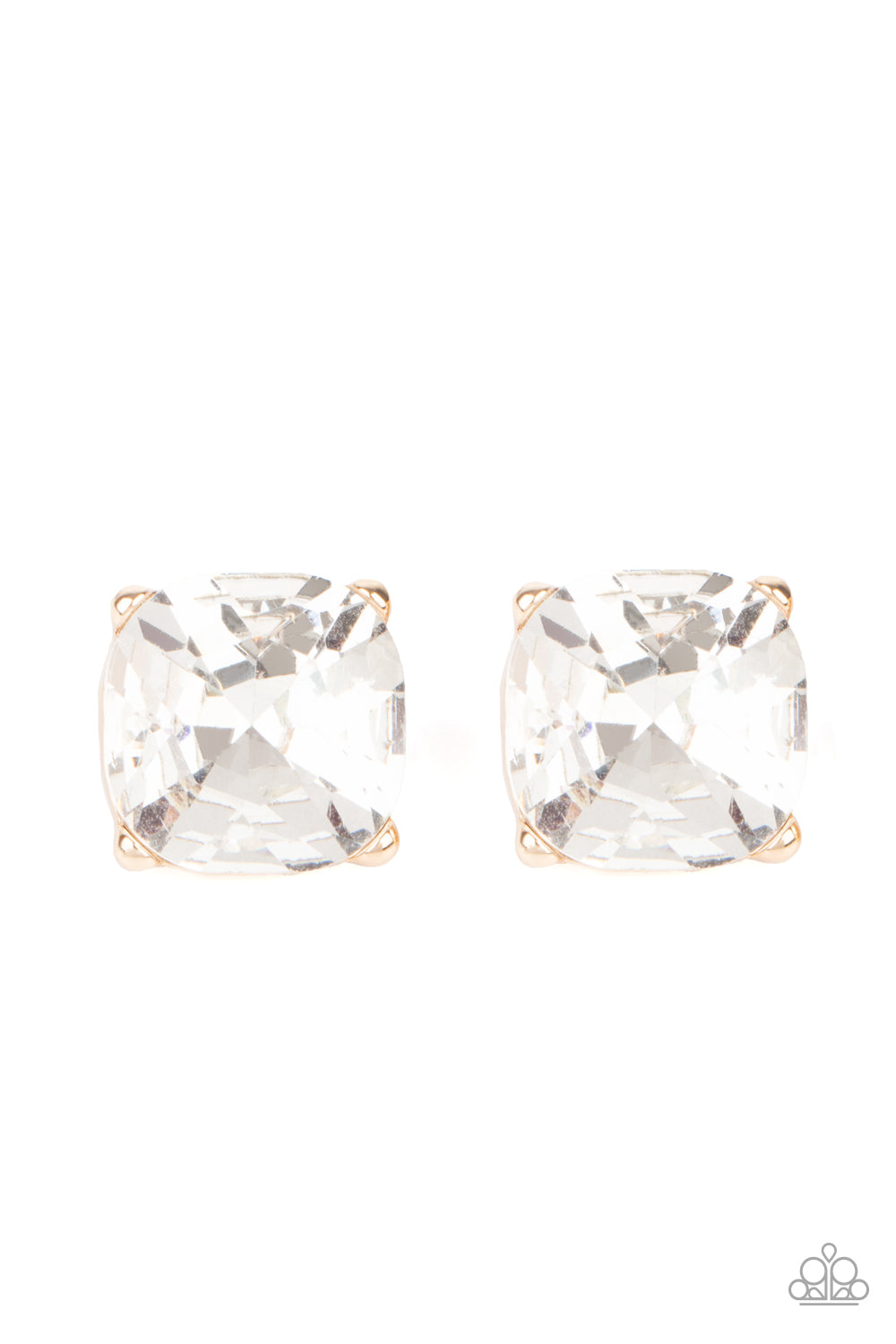 Royalty High - Gold Earrings - Paparazzi Accessories 