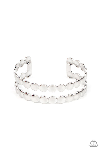 On The Spot Shimmer - Silver  - Paparazzi Accessories - Paparazzi Accessories 