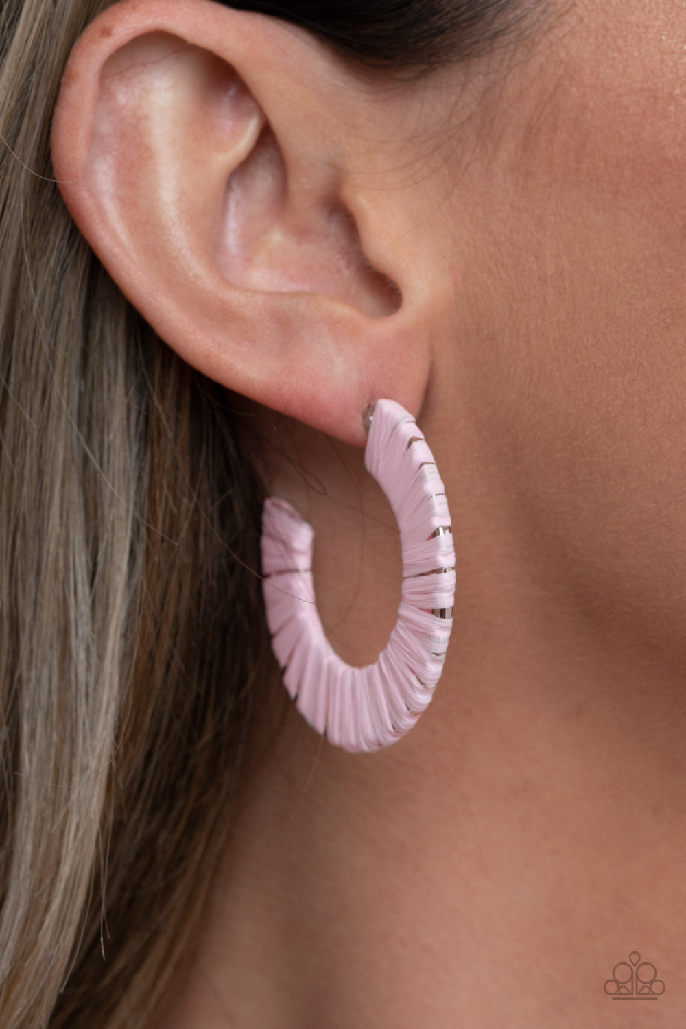 A Chance of RAINBOWS - Pink Earrings - Paparazzi Accessories - Paparazzi Accessories 
